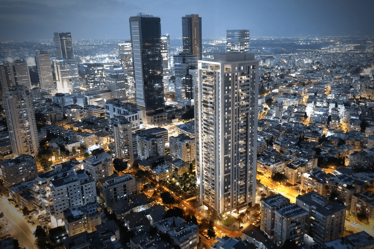 Ramat Gan Aura Empire Tower 130 m 37 fl Prep